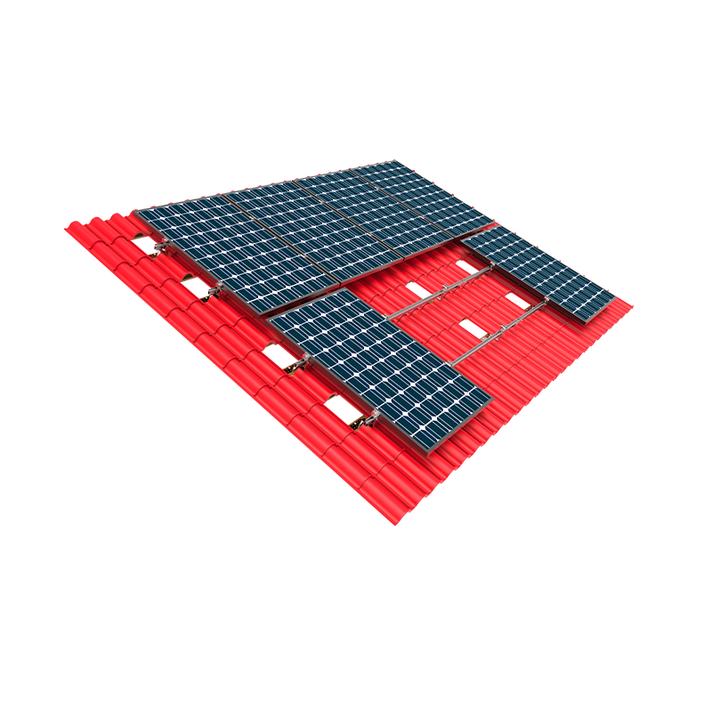 타일 ​​지붕 PV 장착